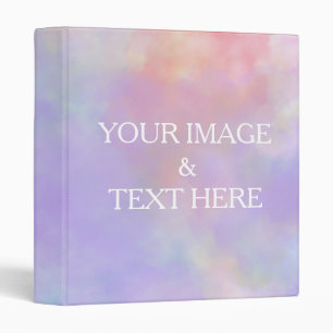 Personalized Custom Your Own Photo & Text 3 Ring B Binder