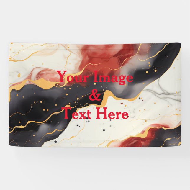 Personalized Custom Your Own Photo & Text Banner (Horizontal)