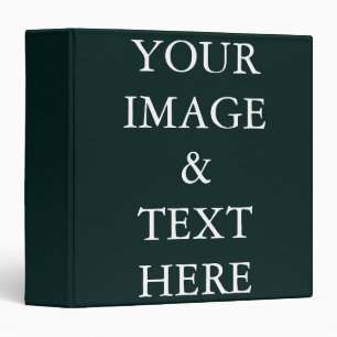 Personalized Custom Your Own Photo & Text Binder