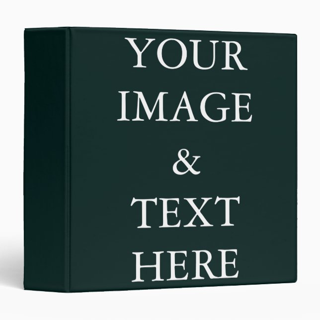 Personalized Custom Your Own Photo & Text Binder (Front/Spine)