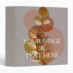 Personalized Custom Your Own Photo & Text Binder