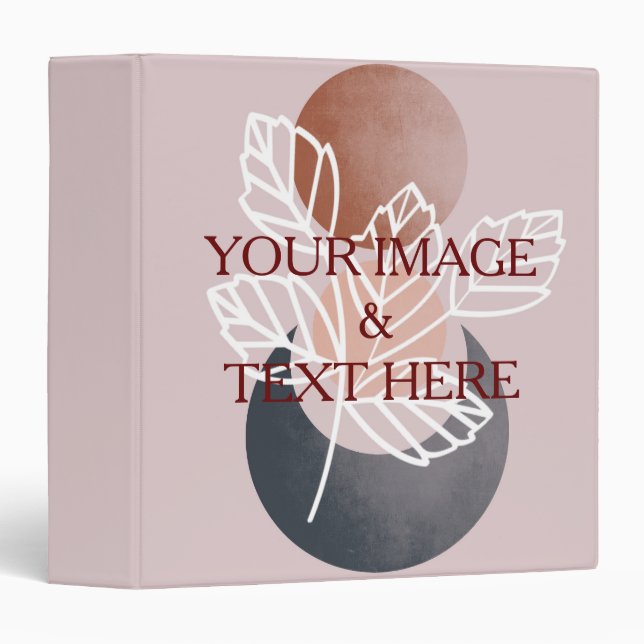 Personalized Custom Your Own Photo & Text Binder (Front/Spine)