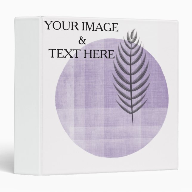 Personalized Custom Your Own Photo & Text Binder (Front/Spine)