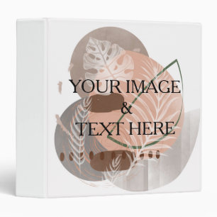 Personalized Custom Your Own Photo & Text Binder