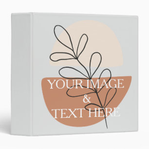 Personalized Custom Your Own Photo & Text Binder