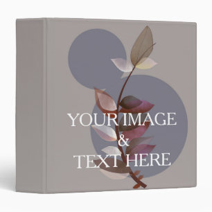 Personalized Custom Your Own Photo & Text Binder