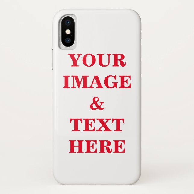 Personalized Custom Your Own Photo & Text Case-Mate iPhone Case (Back)