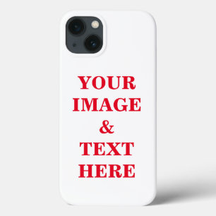 Personalized Custom Your Own Photo & Text iPhone 13 Case