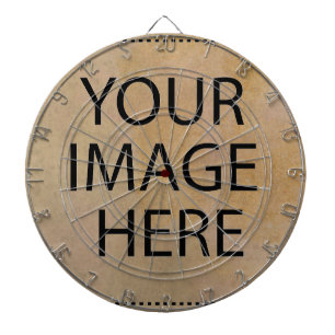 Personalized Custom Your Own Photo & Text Dart Boa Dartboard