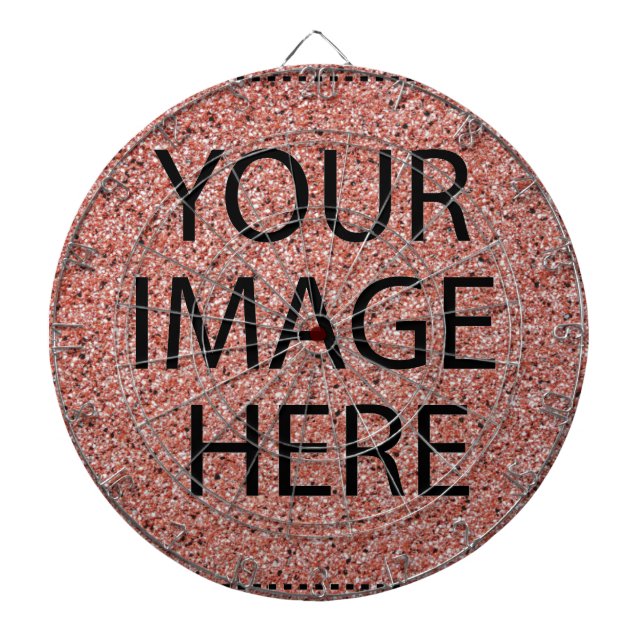 Personalized Custom Your Own Photo & Text Dart Boa Dartboard (Front)