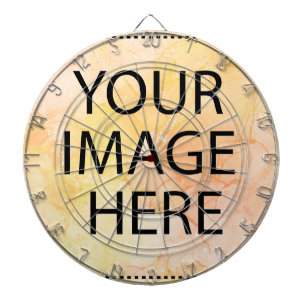 Personalized Custom Your Own Photo & Text Dart Boa Dartboard