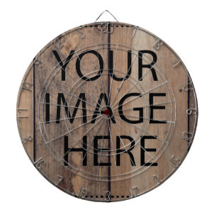 Personalized Custom Your Own Photo & Text Dart Boa Dartboard