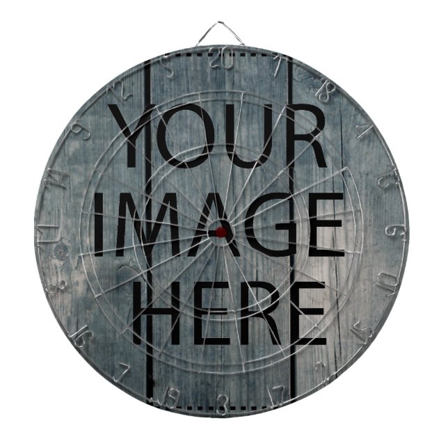 Personalized Custom Your Own Photo & Text Dart Boa Dartboard (Front)
