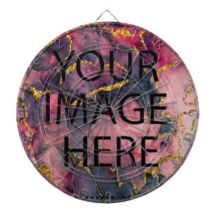 Personalized Custom Your Own Photo & Text Dart Boa Dartboard
