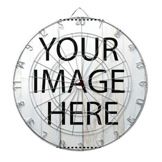 Personalized Custom Your Own Photo & Text Dart Boa Dartboard (Front)