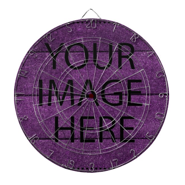 Personalized Custom Your Own Photo & Text Dart Boa Dartboard (Front)