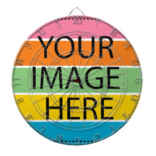 Personalized Custom Your Own Photo & Text Dart Boa Dartboard