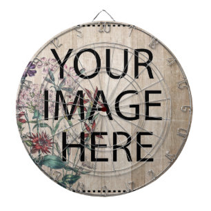 Personalized Custom Your Own Photo & Text Dart Boa Dartboard