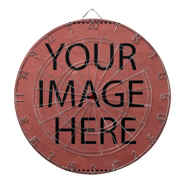Personalized Custom Your Own Photo & Text Dart Boa Dartboard (Front)