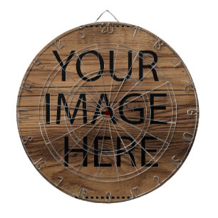 Personalized Custom Your Own Photo & Text Dartboard