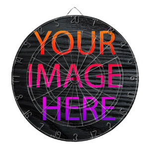 Personalized Custom Your Own Photo & Text Dartboard