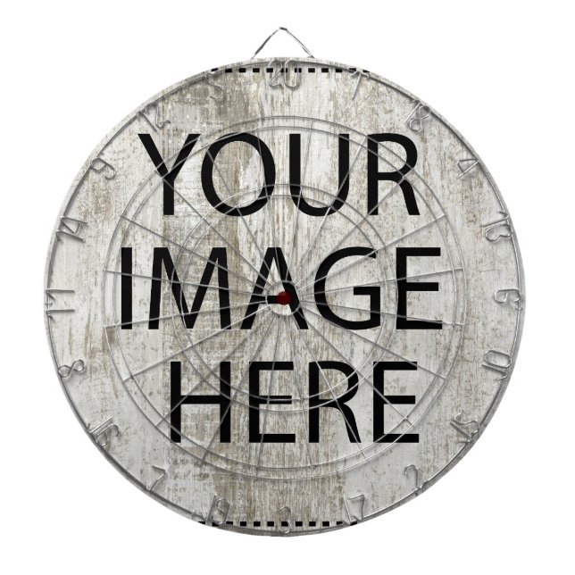 Personalized Custom Your Own Photo & Text Dartboard (Front)