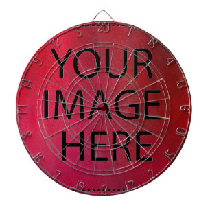 Personalized Custom Your Own Photo & Text Dartboard