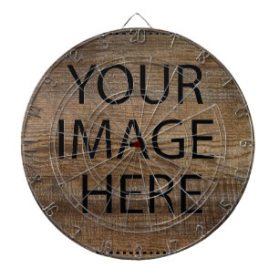 Personalized Custom Your Own Photo & Text Dartboard