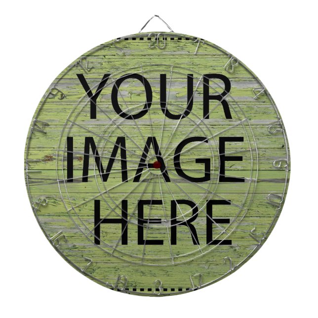 Personalized Custom Your Own Photo & Text Dartboard (Front)