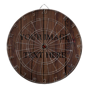 Personalized Custom Your Own Photo & Text Dartboard