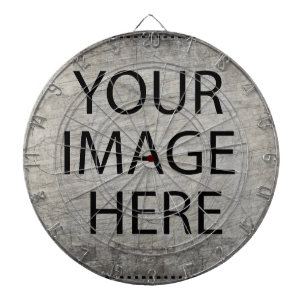 Personalized Custom Your Own Photo & Text Dartboard