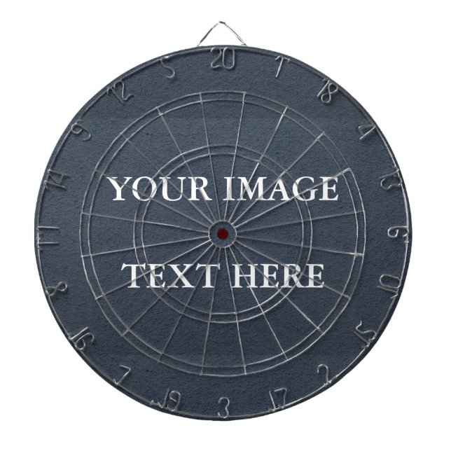 Personalized Custom Your Own Photo & Text Dartboard (Front)