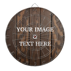 Personalized Custom Your Own Photo & Text Dartboard