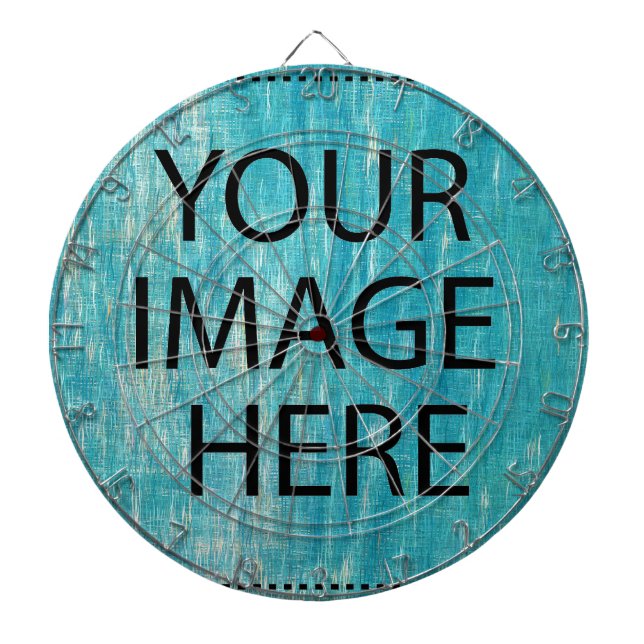 Personalized Custom Your Own Photo & Text Dartboard (Front)