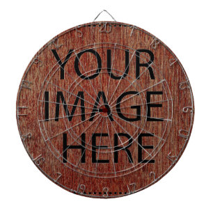 Personalized Custom Your Own Photo & Text Dartboard