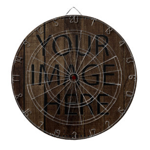 Personalized Custom Your Own Photo & Text Dartboard