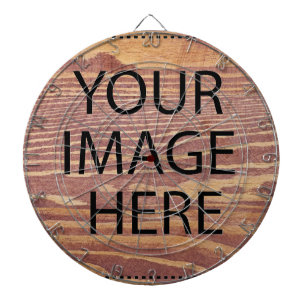 Personalized Custom Your Own Photo & Text Dartboard