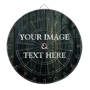 Personalized Custom Your Own Photo & Text Dartboard
