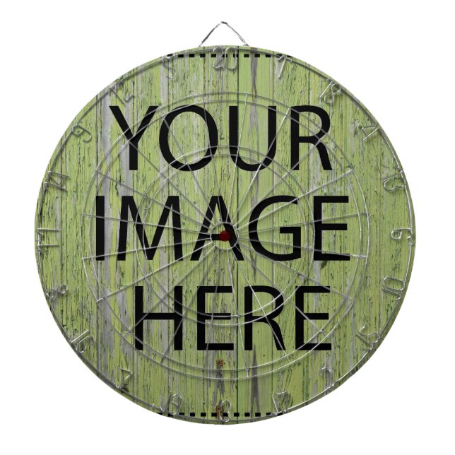 Personalized Custom Your Own Photo & Text Dartboard (Front)