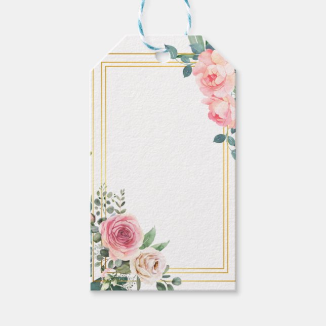 Personalized Custom Your Own Photo & Text Gift Tag (Front)