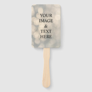 Personalized Custom Your Own Photo & Text  Hand Fa Hand Fan