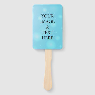 Personalized Custom Your Own Photo & Text  Hand Fan