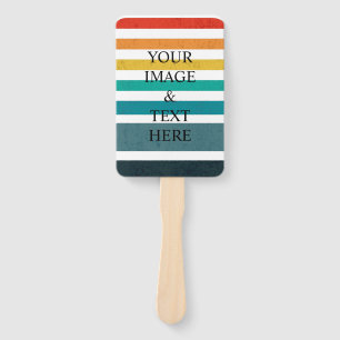 Personalized Custom Your Own Photo & Text Hand Fan