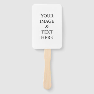 Personalized Custom Your Own Photo & Text  Hand Fan