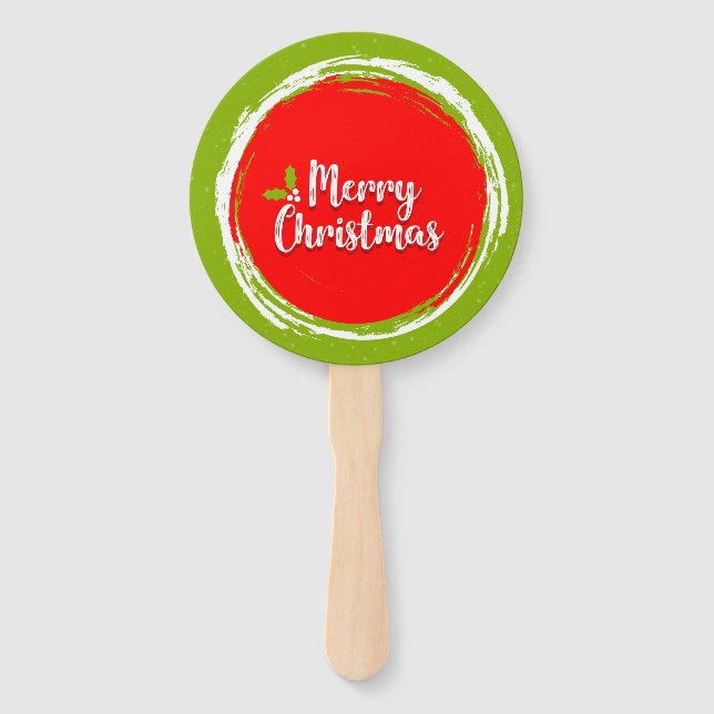 Personalized Custom Your Own Photo & Text Hand Fan (Front)