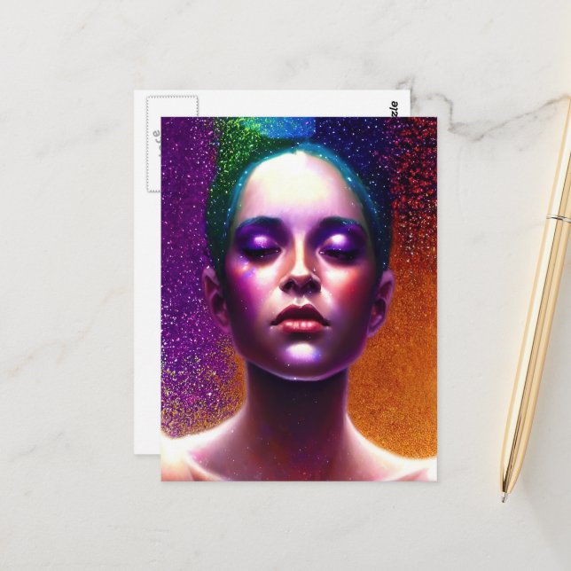 Personalized Custom Your Own Photo & Text Postcard (Front/Back In Situ)