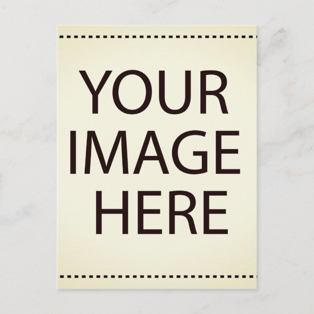 Personalized Custom Your Own Photo & Text Postcard (Front)