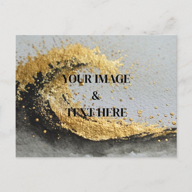 Personalized Custom Your Own Photo & Text Postcard (Front)