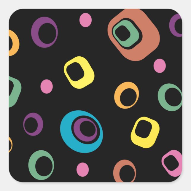 Personalized Custom Your Own Photo & Text Square Sticker (Front)