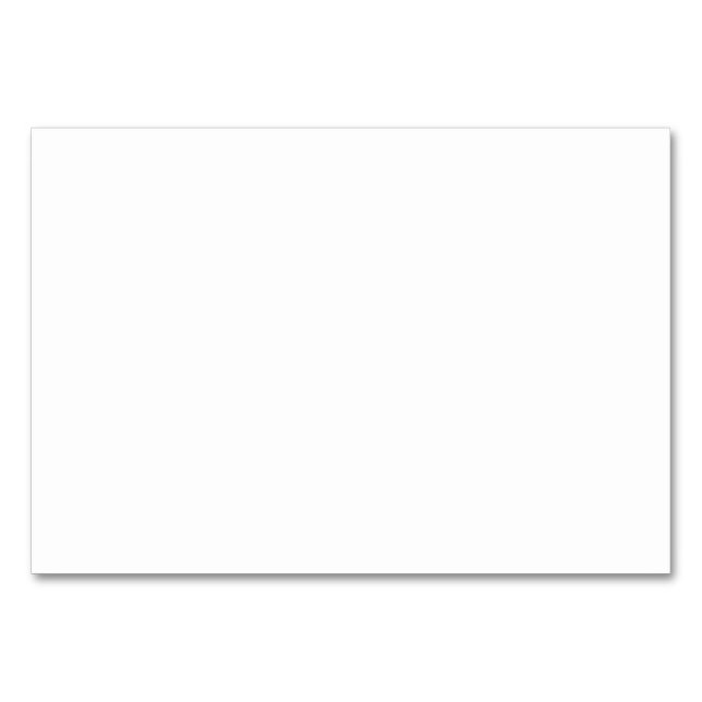 Personalized Custom Your Own Photo & Text Table Number (Back)